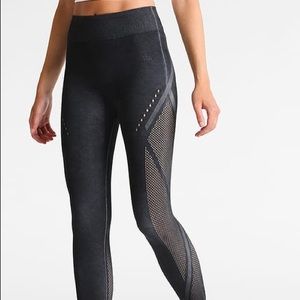 adidas warp knit tights grey